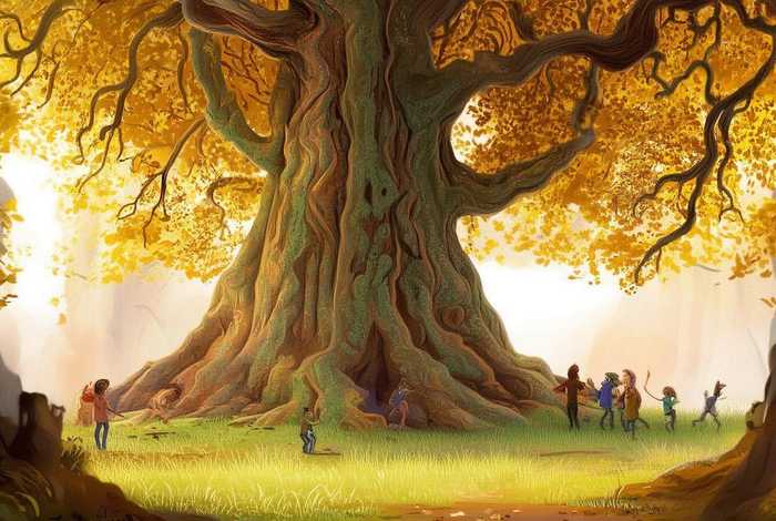 儿童故事奉献树，奉献树的故事