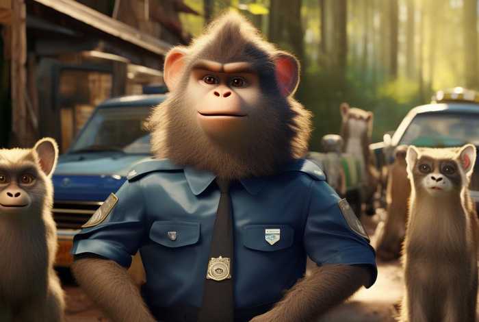 儿童故事猴子警长；少儿故事猴子警长