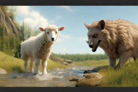 儿童小故事之狼和小羊视频（狼和小羊 故事视频）