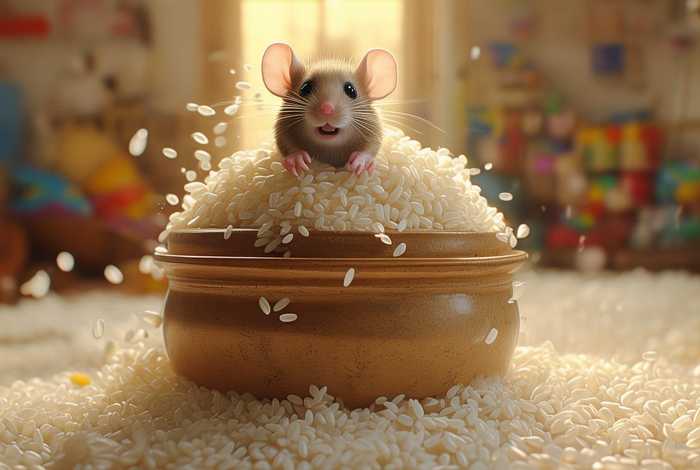 儿童故事米缸里的老鼠 - 米缸里的老鼠故事告诉我们什么道理
