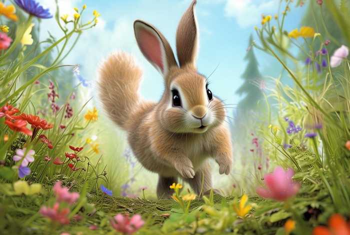 儿童故事兔子尾巴，幼儿故事兔子的尾巴讲述教案