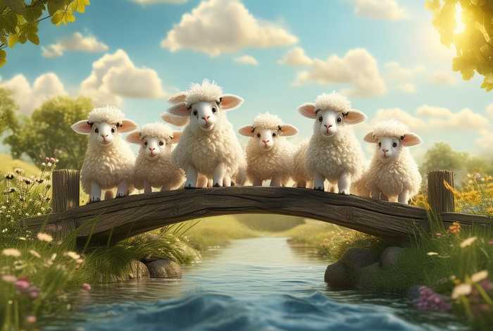 儿童故事在线听mp3小羊过桥、儿童故事3-6岁小羊过桥