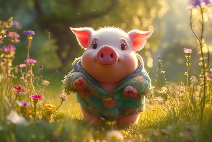 儿童故事胖嘟嘟，胖嘟嘟的小猪故事