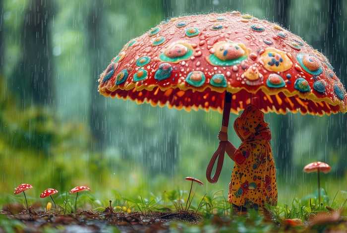 儿童故事简短蘑菇雨伞、蘑菇伞的故事简短 儿童故事简短蘑菇雨伞、蘑菇伞的故事简短