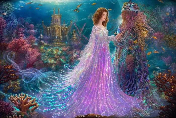 儿童故事海龙王的故事，海龙王的女儿故事