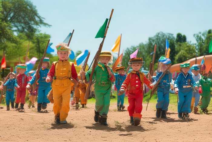 儿童军事故事，幼儿军旅故事