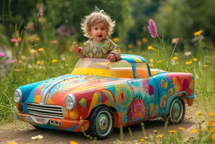 儿童故事的视频 - 车的故事幼儿