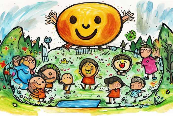 儿童保护家园故事 保护家园儿童画简笔画