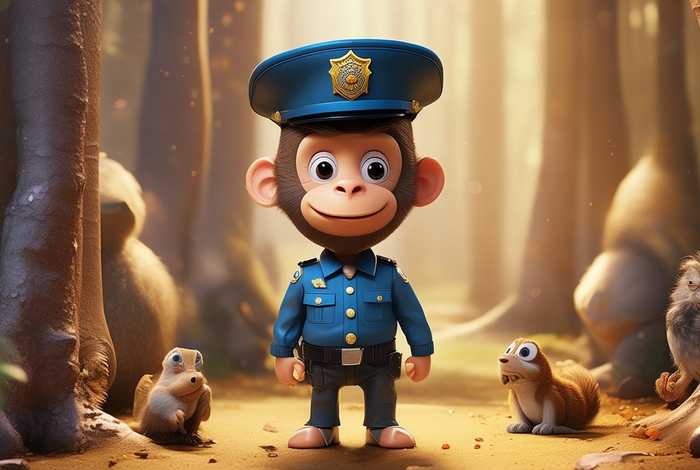 儿童故事猴子警长的故事 少儿故事猴子警长
