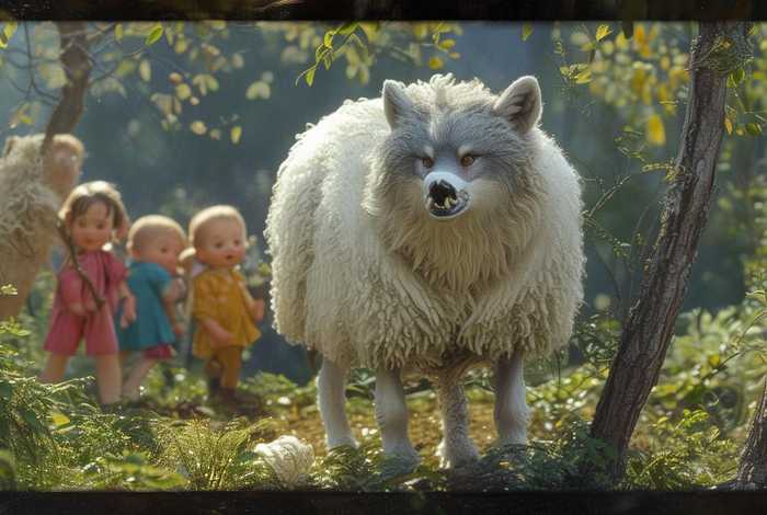 儿童故事经典故事披着羊皮的狼 少儿故事披着羊皮的狼