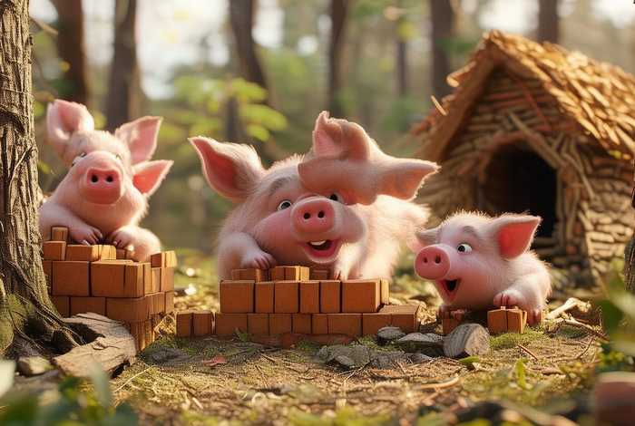 儿童故事在线听免费三只小猪盖房子 三只小猪盖房子的故事在线收听