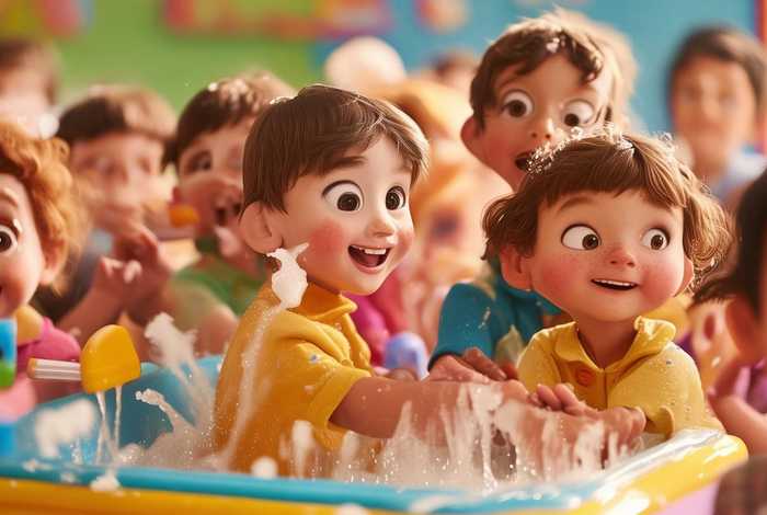 儿童洗手故事视频 幼儿园关于洗手的小故事视频