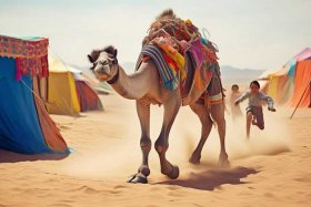 儿童故事精选骆驼抢帐篷，骆驼抢帐篷的故事