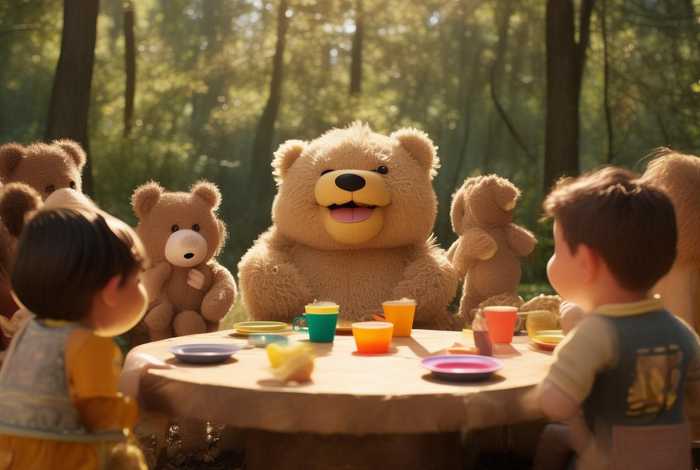 儿童社交故事小熊请客（幼儿故事《小熊请客》演讲视频）