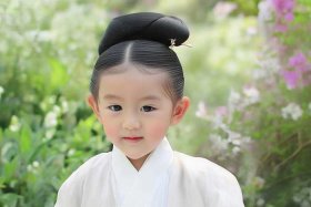 儿童古装图片，儿童古装发型简单发型图片