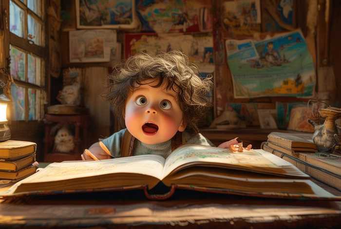 儿童背书故事 - 关于背书的小故事