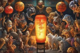 12生肖英文故事；关于12生肖的英文故事