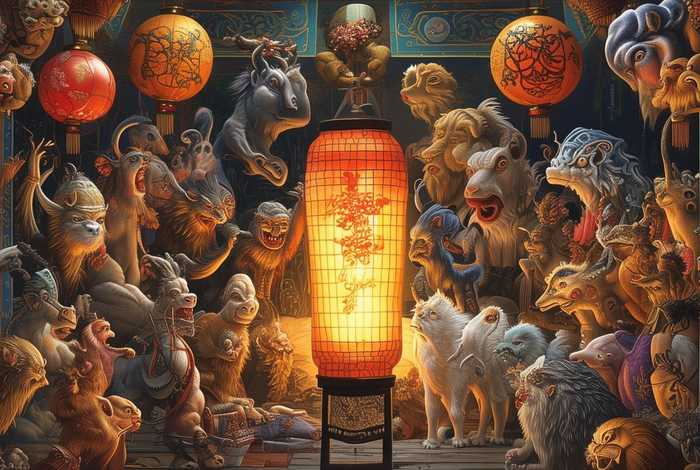 12生肖英文故事；关于12生肖的英文故事