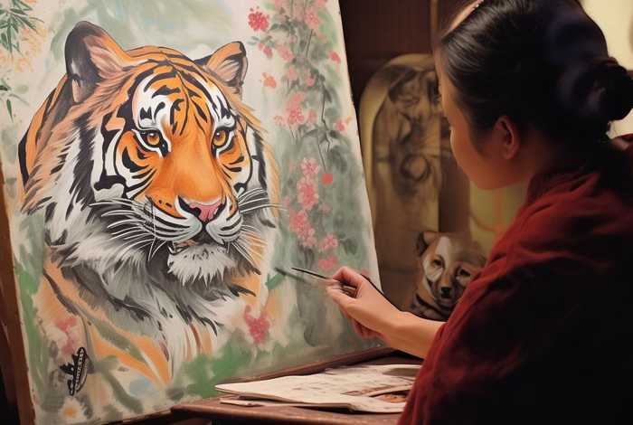 《画虎》（画虎不成反类犬是什么生肖？）