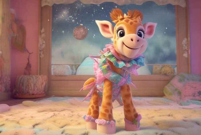 儿童睡前故事长颈鹿的新礼服 长颈鹿的新礼服故事小班