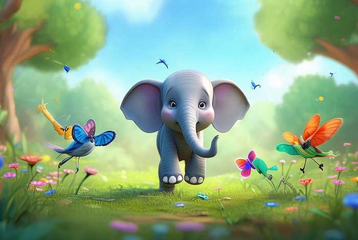 儿童故事一头小象免费视频 - 一头小象故事读后感