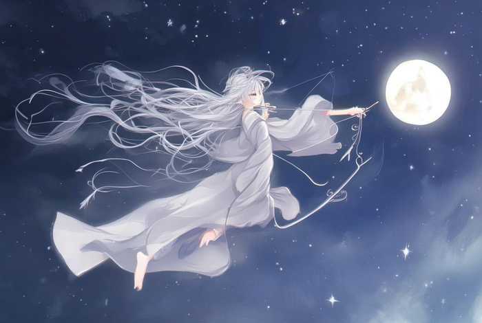 儿童故事读书卡嫦娥奔月动漫版 - 嫦娥奔月民间故事读书卡