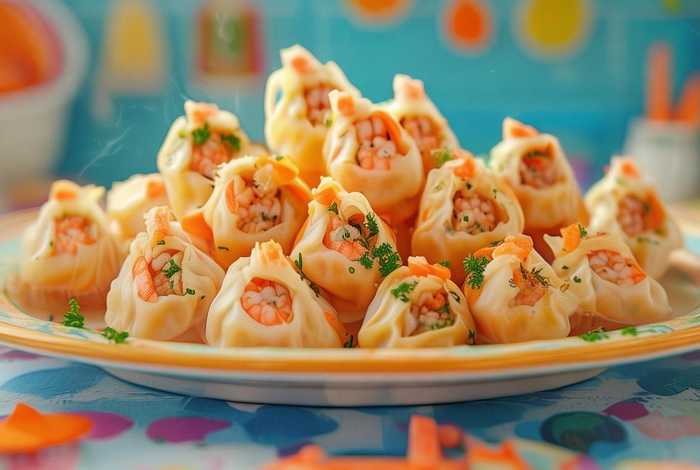 儿童水饺（儿童水饺虾仁胡萝卜馅）