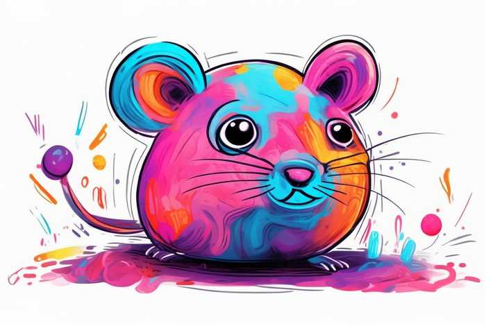 儿童画老鼠视频画画 - 儿童老鼠的画法