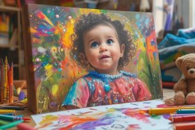 3-6岁儿童画画讲故事，幼儿绘画讲故事