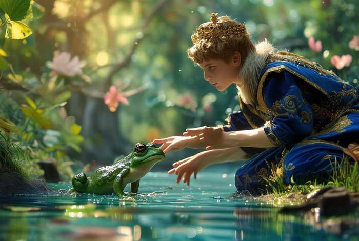 儿童故事青蛙王子、儿童故事青蛙王子绘画版
