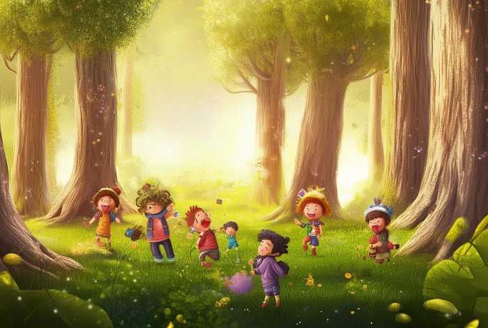 儿童故事大森林里的故事 - 大森林里的小伙伴幼儿故事