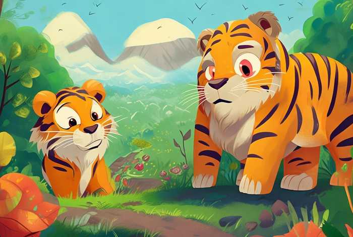 儿童口才故事表演老虎问路；小老虎问路的故事表演视频