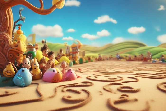 儿童故事沙画背景、幼儿故事沙画视频 儿童故事沙画背景、幼儿故事沙画视频