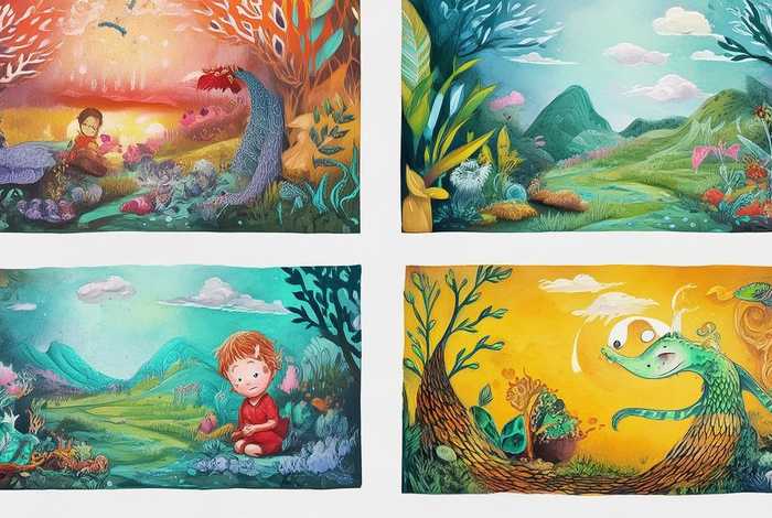 儿童故事绘本插图图片 儿童故事绘本插画图册图片