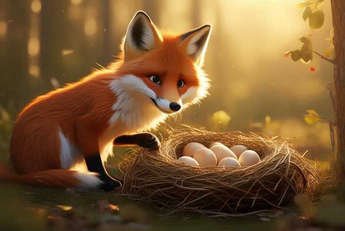 儿童故事狐狸孵蛋视频 - 狐狸孵蛋的故事视频
