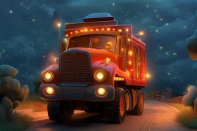 儿童大货车的睡前故事（大货车的故事睡前故事）