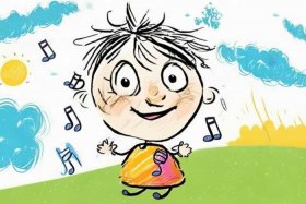 儿童唱歌图片，儿童唱歌图片简笔画