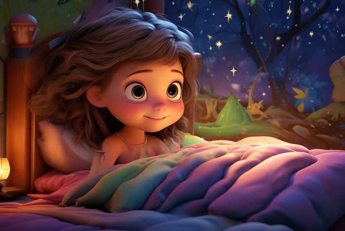 儿童故事睡前故事插画（儿童睡前故事插画）