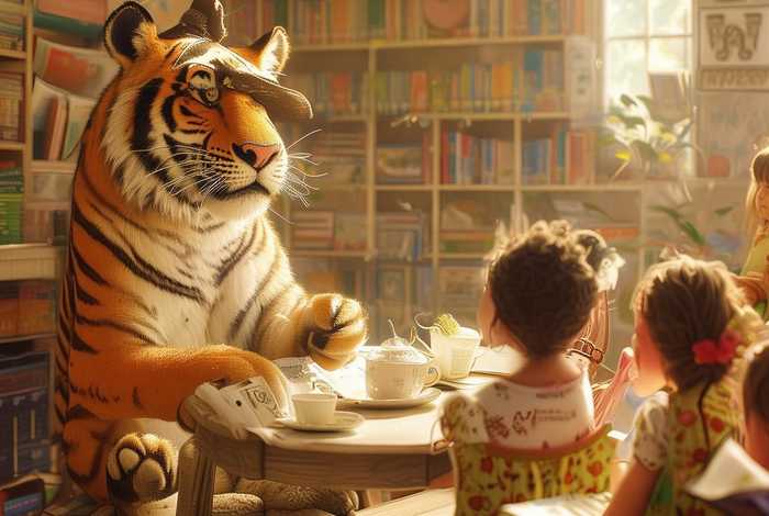 儿童绘本故事老虎来喝下午茶、绘本故事《老虎来喝下午茶》 儿童绘本故事老虎来喝下午茶、绘本故事《老虎来喝下午茶》
