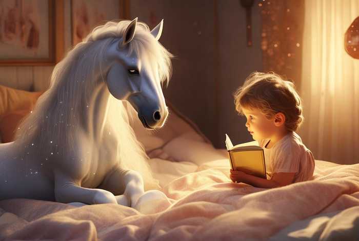 儿童睡前故事马 - 马的故事睡前故事