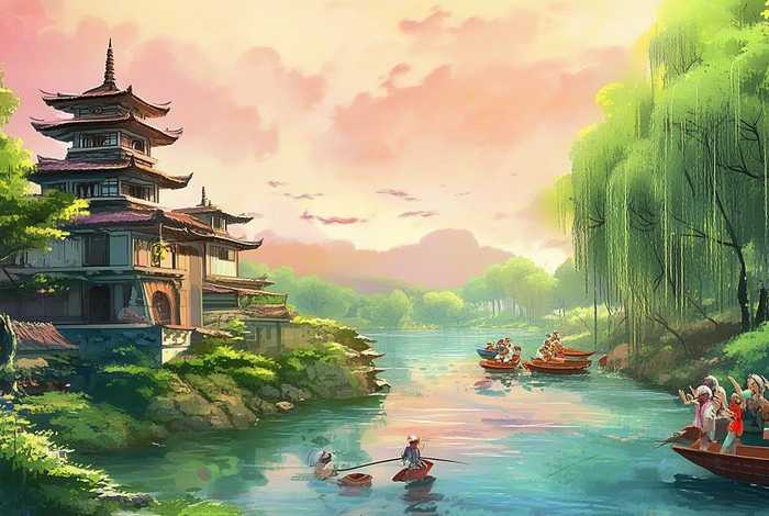 儿童古诗江南电子版、少儿古诗江南