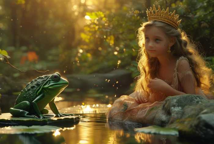 儿童睡前故事青蛙王子的故事 - 睡前故事儿童完整青蛙王子