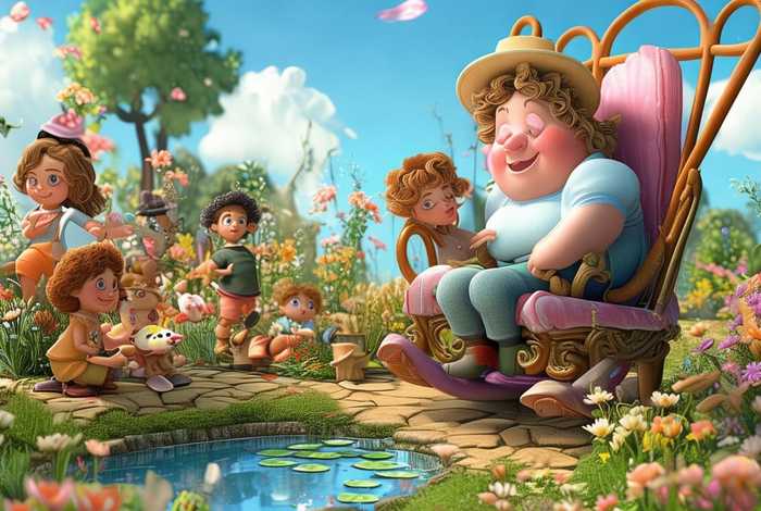 儿童故事胖嫂的故事、胖嫂幼儿故事