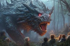 儿童年兽的传说故事 - 年兽的传说视频故事