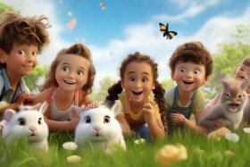 儿童对动物的喜爱，儿童对动物的喜爱之情