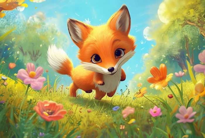 儿童故事小狐狸的故事 - 小狐狸的幼儿故事
