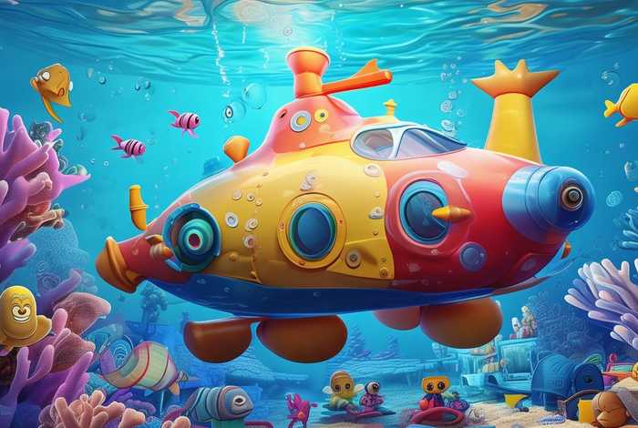 儿童潜艇故事书 - 潜水艇少儿故事