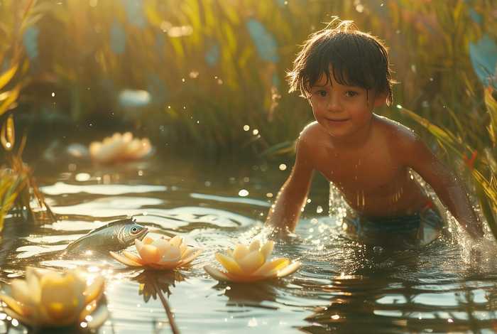 儿童故事水孩子、水孩儿的故事 儿童故事水孩子、水孩儿的故事