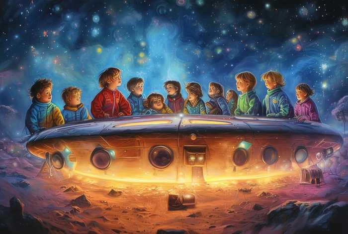 儿童航天故事睡前故事 - 关于航天的幼儿故事