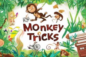 monkey tricks英语绘本故事、monkey tricks绘本翻译